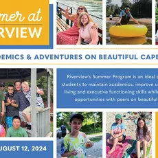 Summer at Riverview offers programs for three different age groups: Middle School, ages 11-15; High School, ages 14-19; and the Transition Program, GROW (Getting Ready for the Outside World) which serves ages 17-21.⁠
⁠
Whether opting for summer only or an introduction to the school year, the Middle and High School Summer Program is designed to maintain academics, build independent living skills, executive function skills, and provide social opportunities with peers. ⁠
⁠
During the summer, the Transition Program (GROW) is designed to teach vocational, independent living, and social skills while reinforcing academics. GROW students must be enrolled for the following school year in order to participate in the Summer Program.⁠
⁠
For more information and to see if your child fits the Riverview student profile visit hotellapiedra.com/admissions or contact the admissions office at admissions@hotellapiedra.com or by calling 508-888-0489 x206